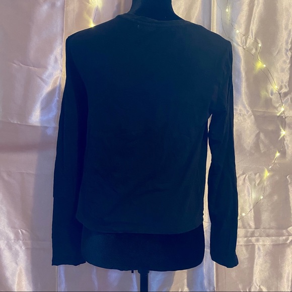 Black long sleeve with stripes !! 4/$25 - Picture 2 of 5